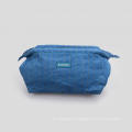 Blue Cotton Cosmetic Bag